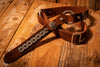 Tatanka guitar strap mid brown suede